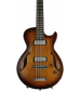 Ibanez Artcore AGBV205 Hollowbody Tobacco Burst 5 String Bass Guitar Serial#0017